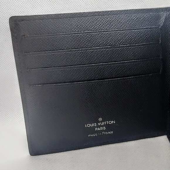 Louis Vuitton ~ Men's Multiple Damier Bifold Amerigo Wallet in Graphite - Picture 10 of 13